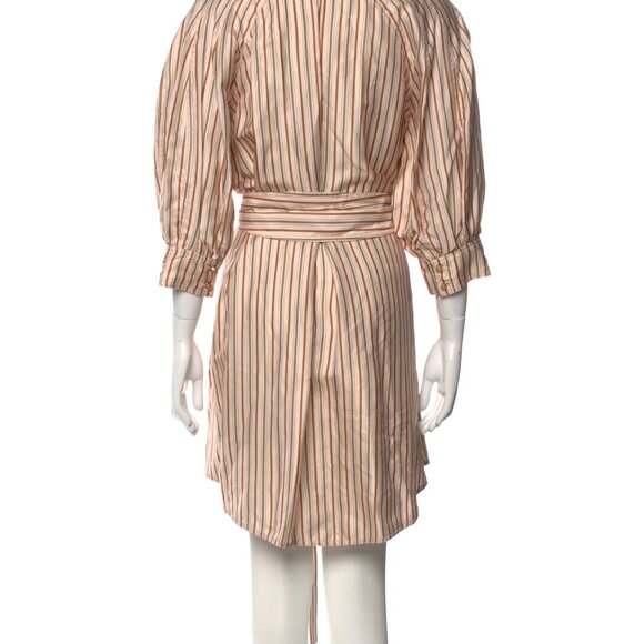 Zimmermann Painted Heart Silk Stripe Dress 1 small mini - Picture 3 of 8